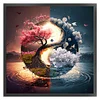 Tai Chi Tree Of Life-11CT Stamped Cross Stitch 40*40cm/15.75*15.75in tapestrymarket