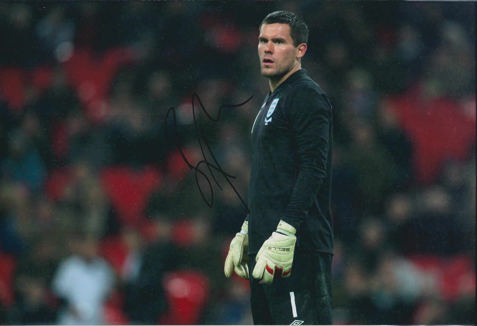 Ben FOSTER Signed Autograph 12x8 Photo Poster painting AFTAL COA WBA Authentic ENGLAND