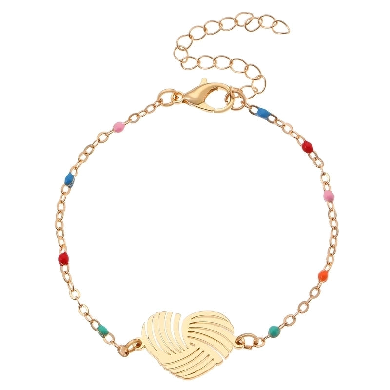 Casual Minimalist Streetwear Cross Heart Shape 304 Stainless Steel Bracelets In Bulk