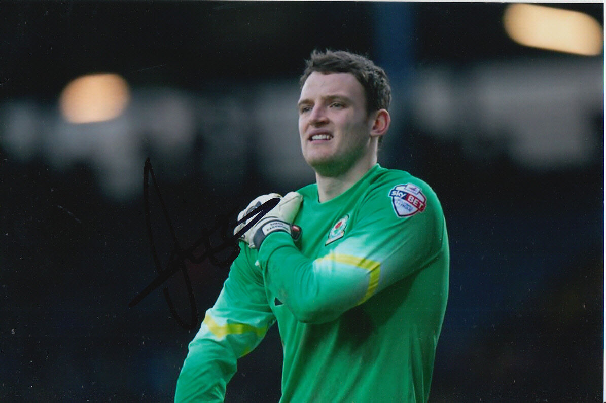 BLACKBURN ROVERS HAND SIGNED SIMON EASTWOOD 6X4 Photo Poster painting 3.