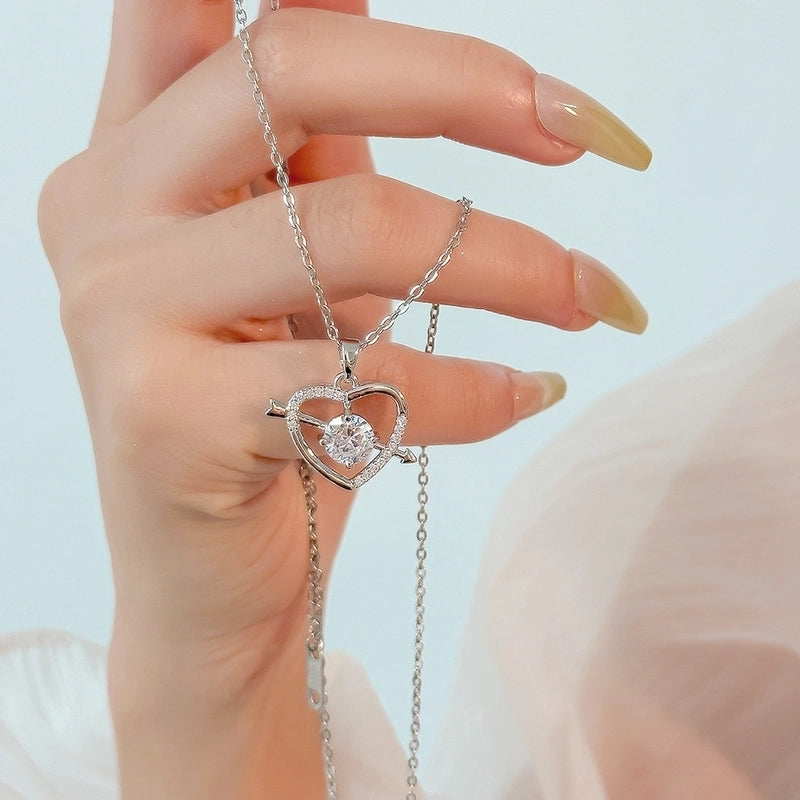 2 Pieces Minimalist Classic Style Geometric Titanium Steel Plating Pendant Necklace