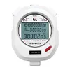 Digital Stopwatch Chronograph Sports Timer Stop Watch (White/ 100 Tracks)