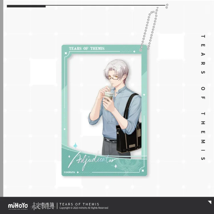 Acrylic Photo Card Vertical Painting Keychain [Original Tears of Themis Official Merchandise]