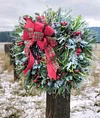 🎁 Christmas Farmhouse Red Berries Wreath🎁 all trending in 2023⭐⭐-mysite-Adracos