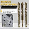 7Pcs High Hardness Glass Drill Bit 3/4/5/6/8/10/12 mm for Concrete Glass Ceramic