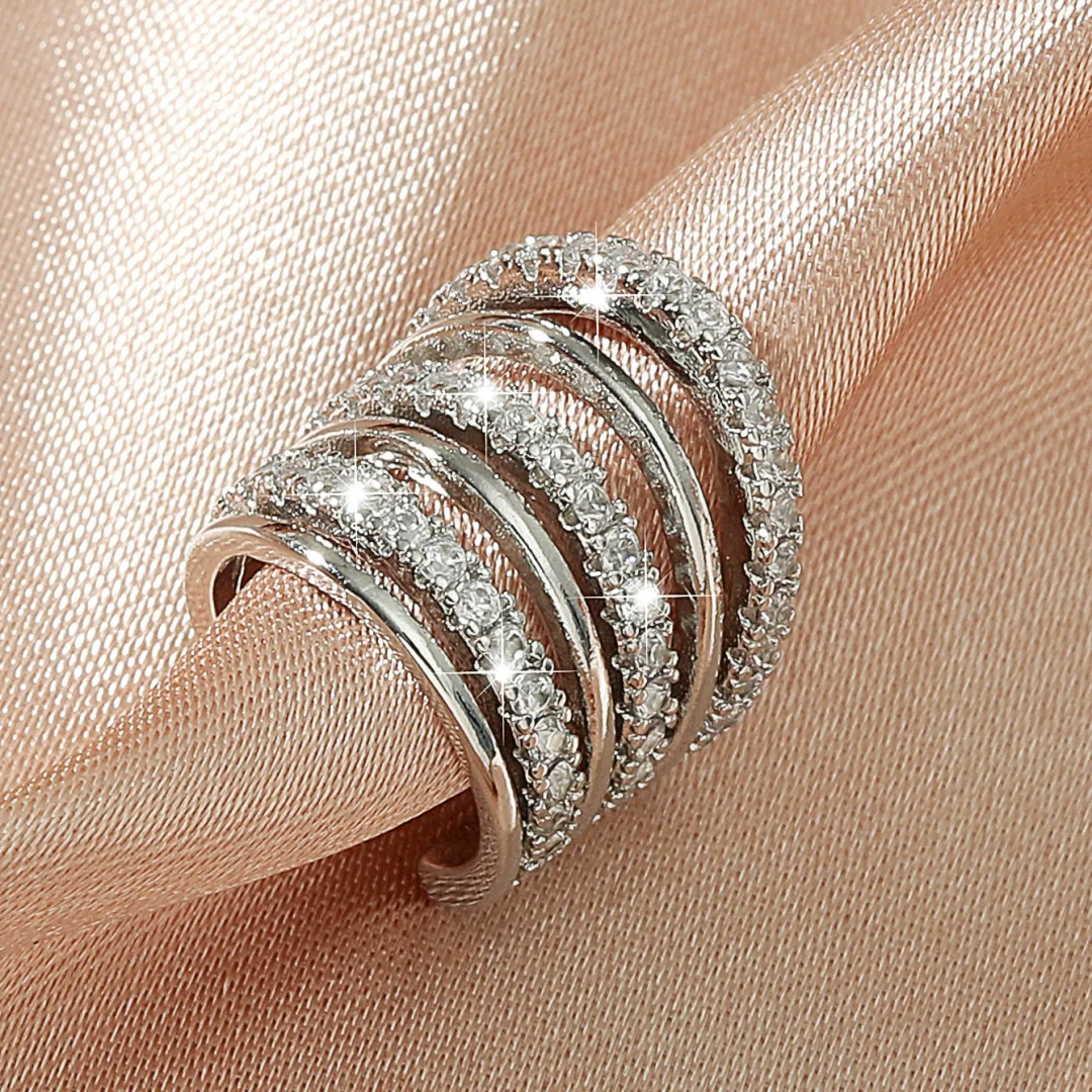 Zirconia Pierced Earrings