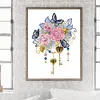 Diamond Painting-DIY Crystal Rhinestone Flower Pendant