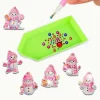 16pcs DIY Diamond Painting Keychain  | snowman (Single Side)