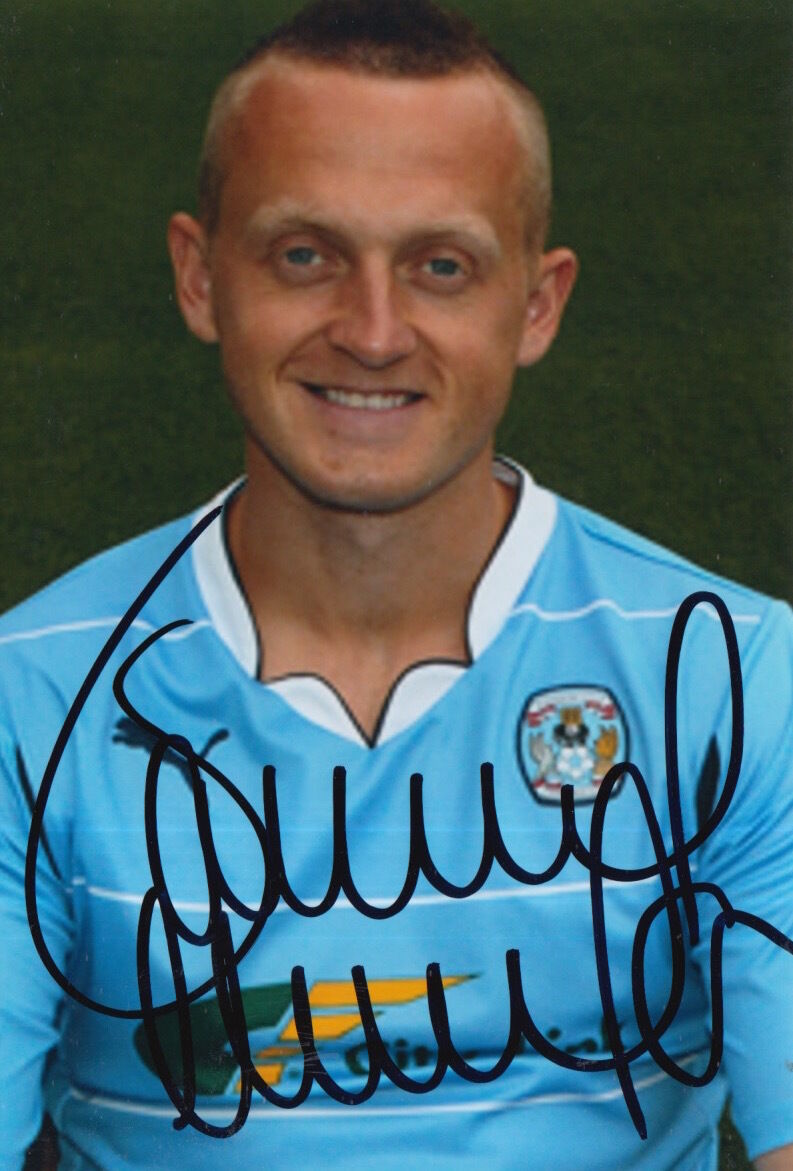 COVENTRY CITY HAND SIGNED SAMMY CLINGAN 6X4 Photo Poster painting.