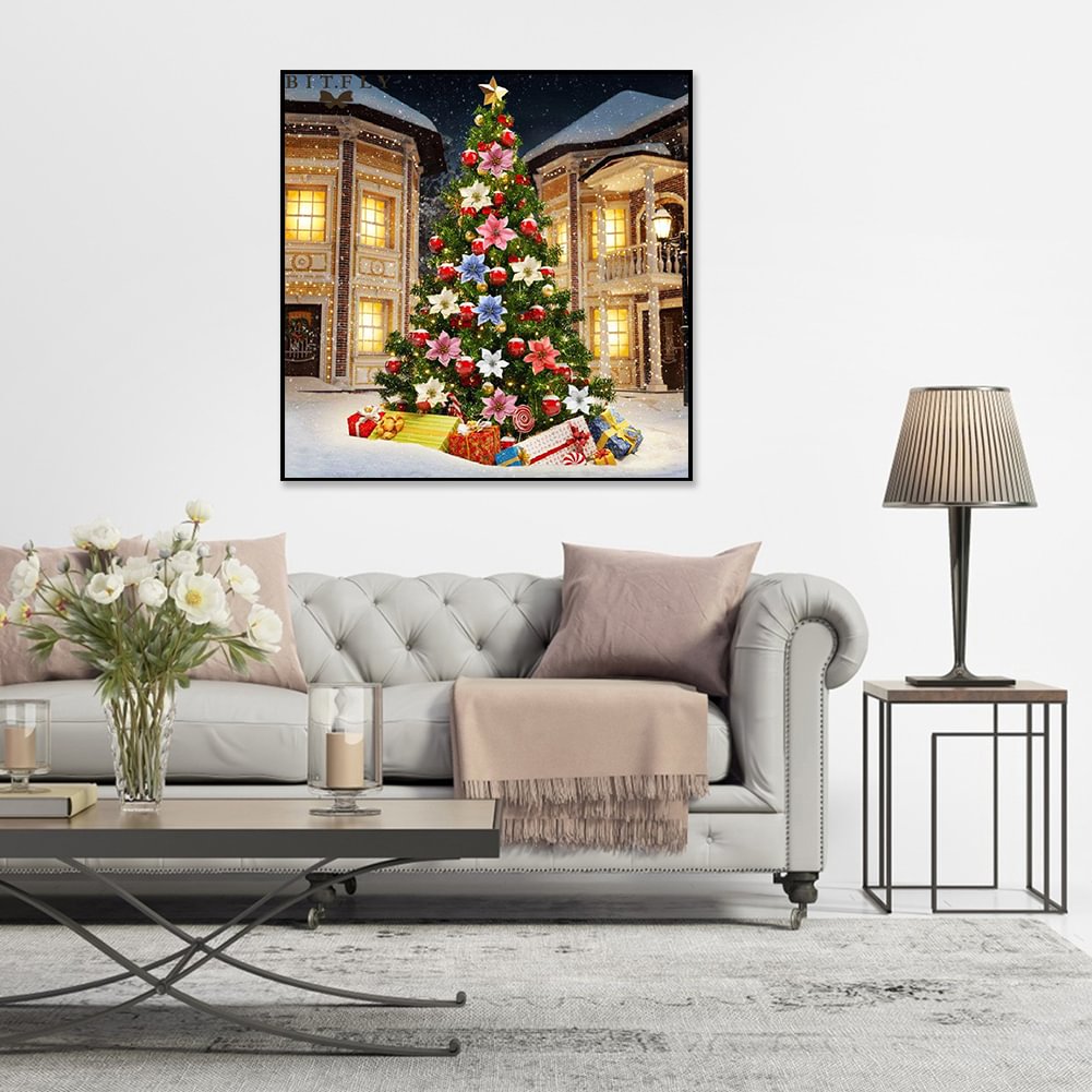 Diamond Painting - Full Round - Christmas Tree