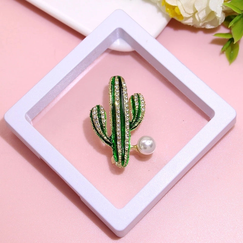 Basic Modern Style Classic Style Pin Animal Flower Alloy Plating Inlay Artificial Pearls Rhinestones Women’s Brooches