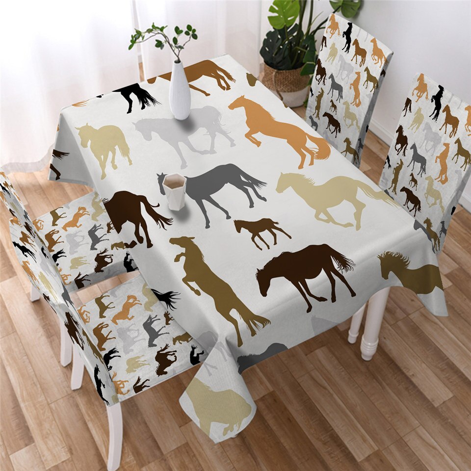 

Galloping Horse - Tablecloth Without Chair Cover, 140*140cm, 501 Original