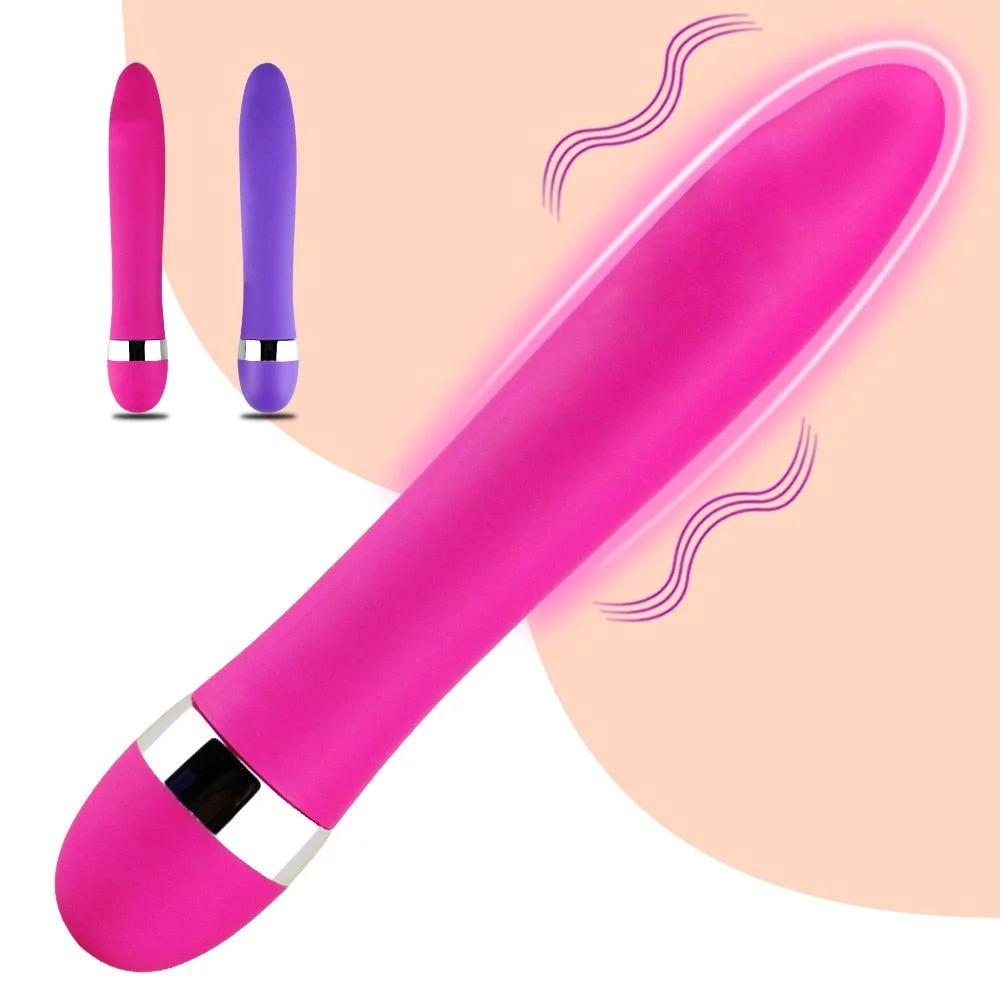  Dildo Vibrator Women Sex Toy Erotic G Spot Magic Wand Anal Bead Vibration 