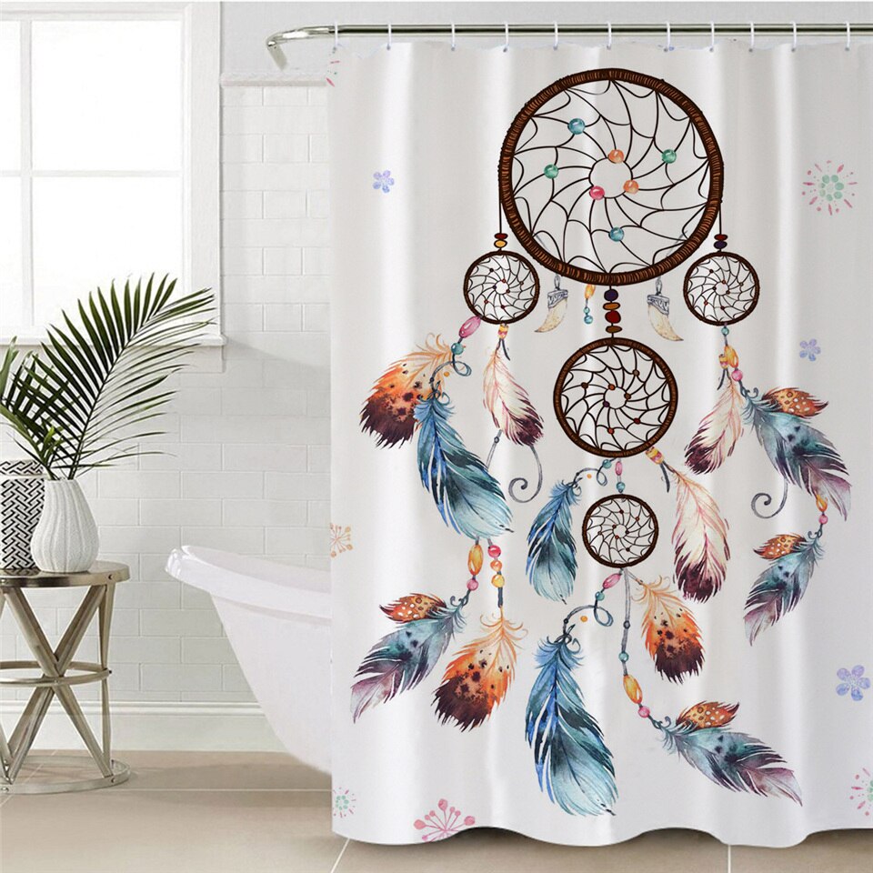 

Boho Dreamcatcher - Print Shower Curtain, 180*200cm, 501 Original