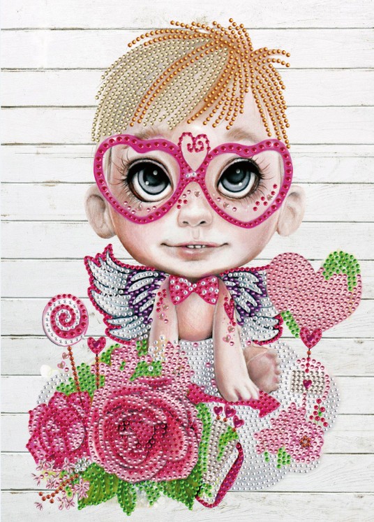 

Sweet Girl - Special Shaped Diamond Painting - 30*40CM, 501 Original