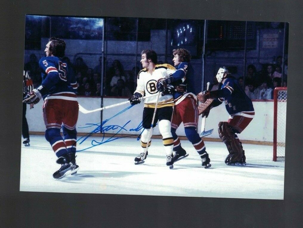 Ken Hodge Boston Bruins Signed 4x6 Hockey Photo Poster painting W/Our COA