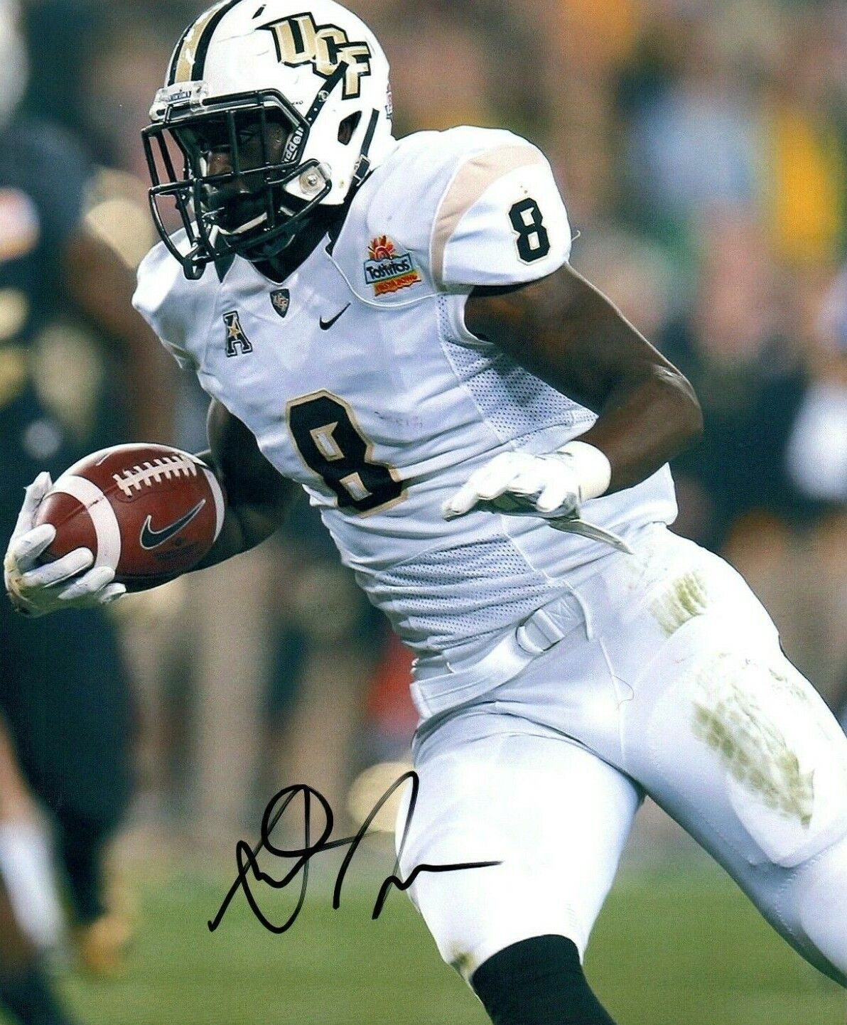 Storm Johnson UCF Knights Signed 8x10 Photo Poster painting Autographed COA 2