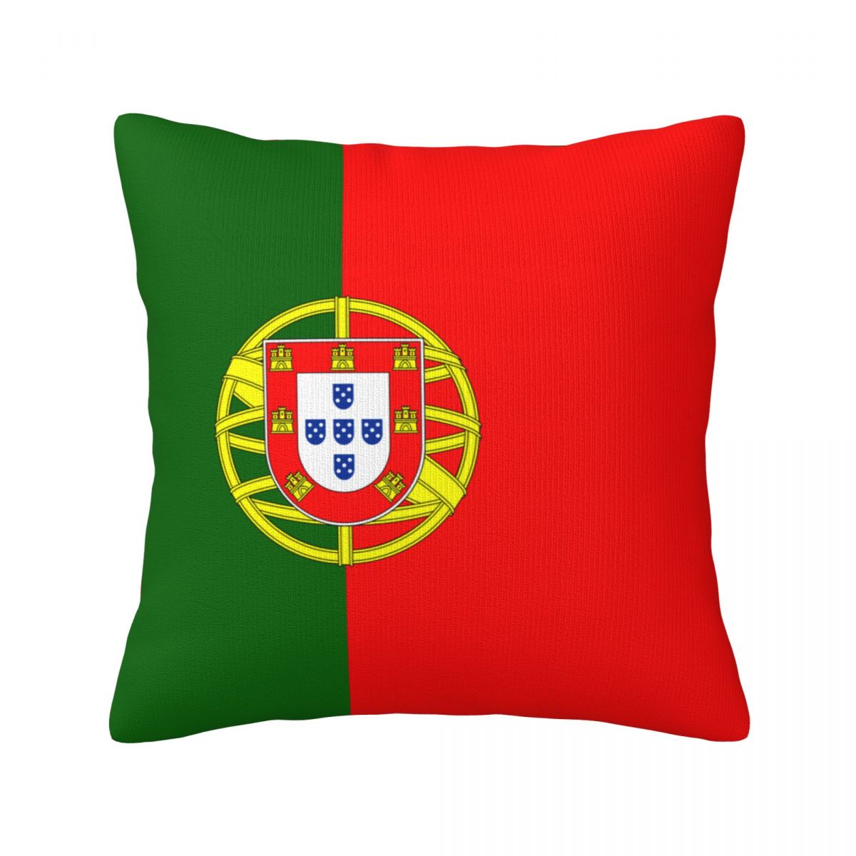 Portugal Flag Throw Pillows 18 x 18 inch