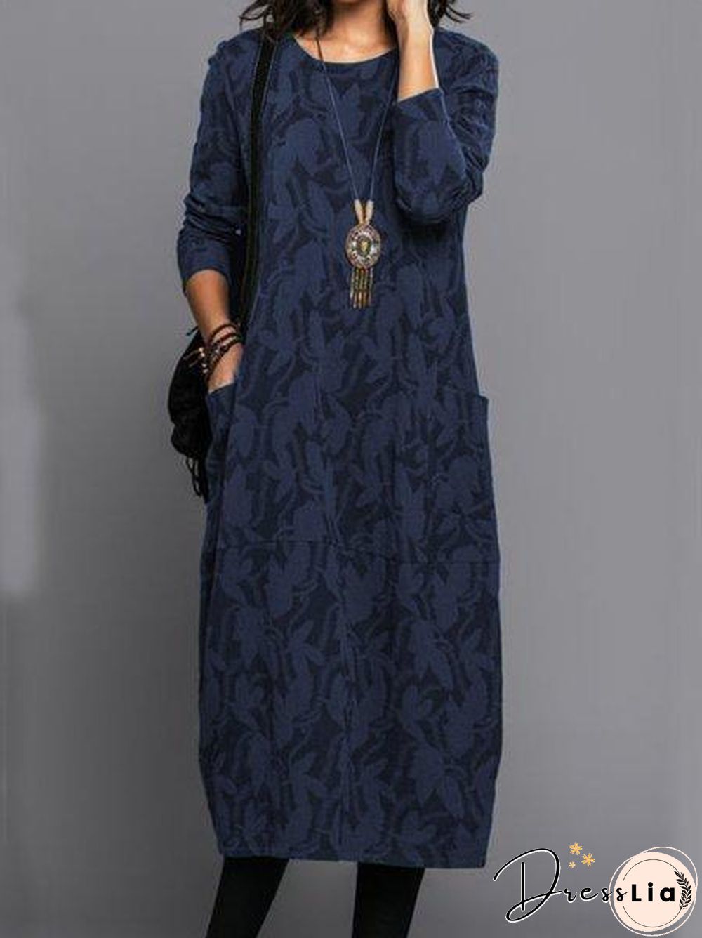 Long Sleeve Vintage Fall Dresses