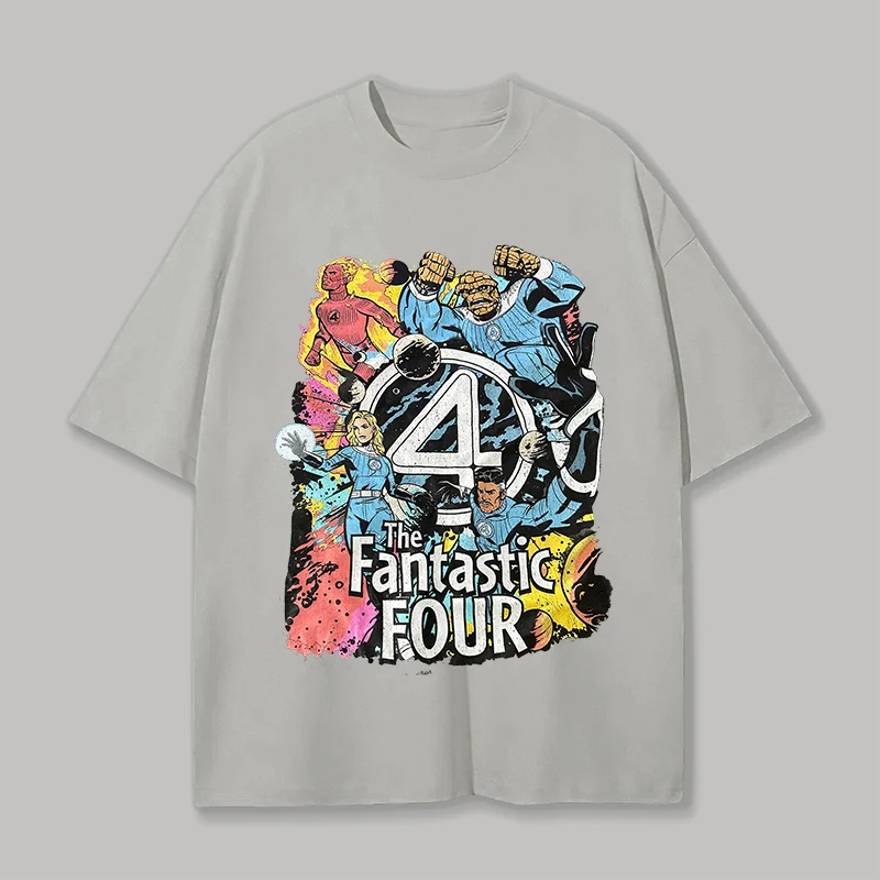 The Fantastic Four Printed Unisex Oversized T-shirt