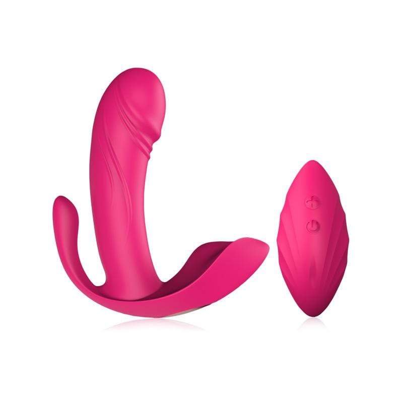 Invisible Wearable Vibrator Clitoris Vagina Anus Stimulator Adult Toy-FUNSEXDOLLS