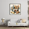 Bread And Beverages-11CT Stamped Cross Stitch 40*40cm/15.75*15.75in tapestrymarket