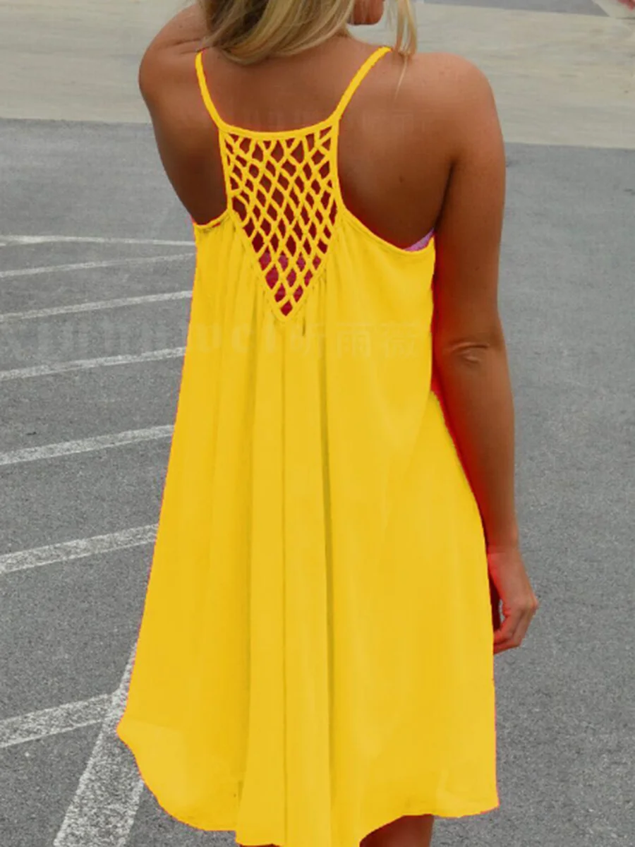 Straps Backless Dress