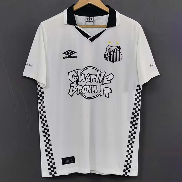 24-25 Santos White Special Edition Football Jersey