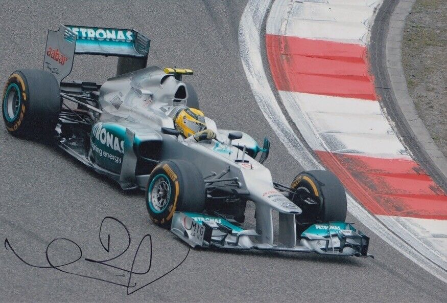 Nico Rosberg Hand Signed 12x8 Photo Poster painting F1 Autograph Mercedes GP Petronas 12