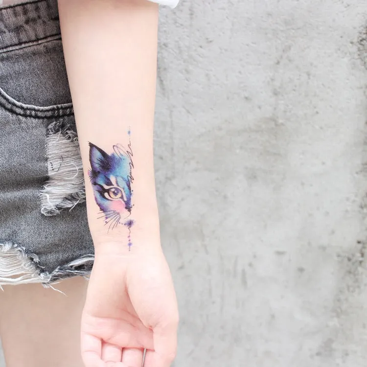 Water Transfer Sexy Tattoo Swallow Bird Tattoo Body Art Waterproof Temporary Fake Flash Tattoo for Man Woman Kid 10.5*6cm