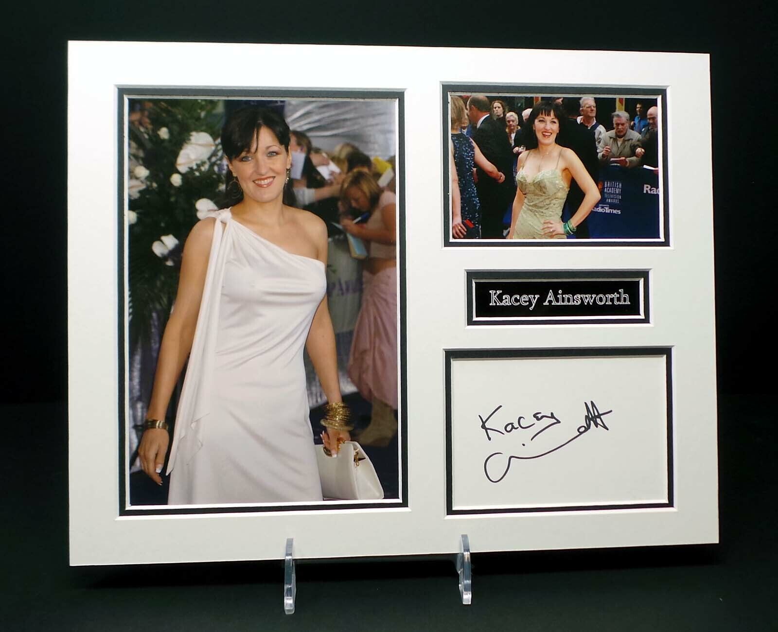 Kacey AINSWORTH Signed Mounted Photo Poster painting Display AFTAL RD COA Eastenders Little Mo