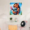 Princess Moana And Stitch-11CT Stamped Cross Stitch 40*40cm/15.75*15.75in