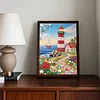 Diamond Painting-DIY Special Shaped Drill Pearl Painting Lighthouse(30x40cm)