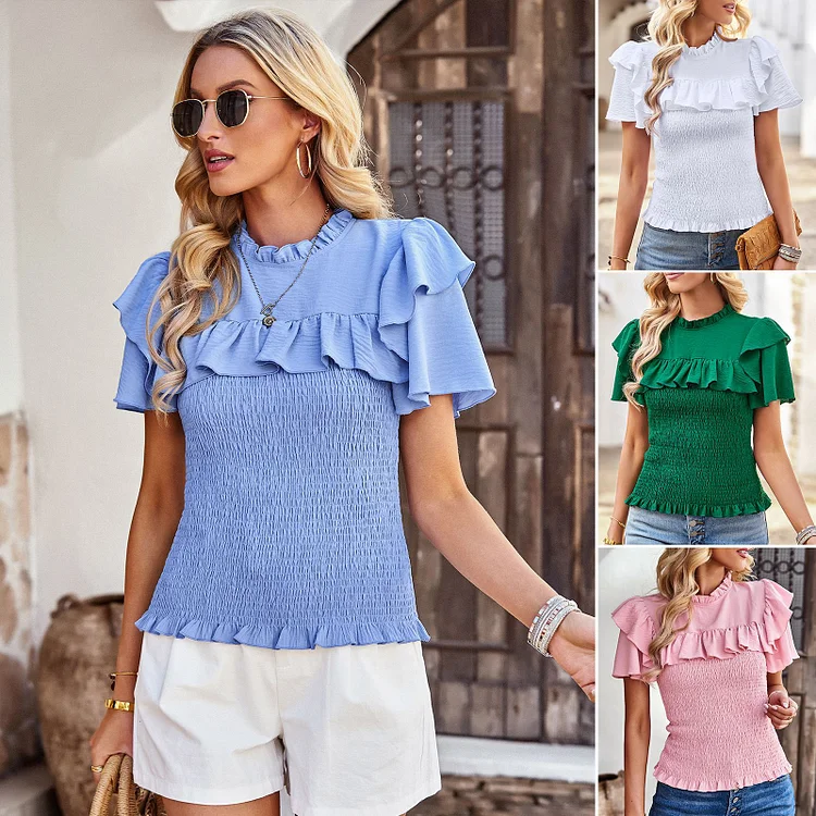 Commuter Lace Short Sleeve Top