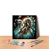 (US Only)Paint By Numbers Kit On Canvas DIY Oil Art Girl Picture Home Wall Decor40x40cm