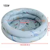 Inflatable Swimming Pool Baby  Outdoor Paddling Pool (Beige 90cm diameter)