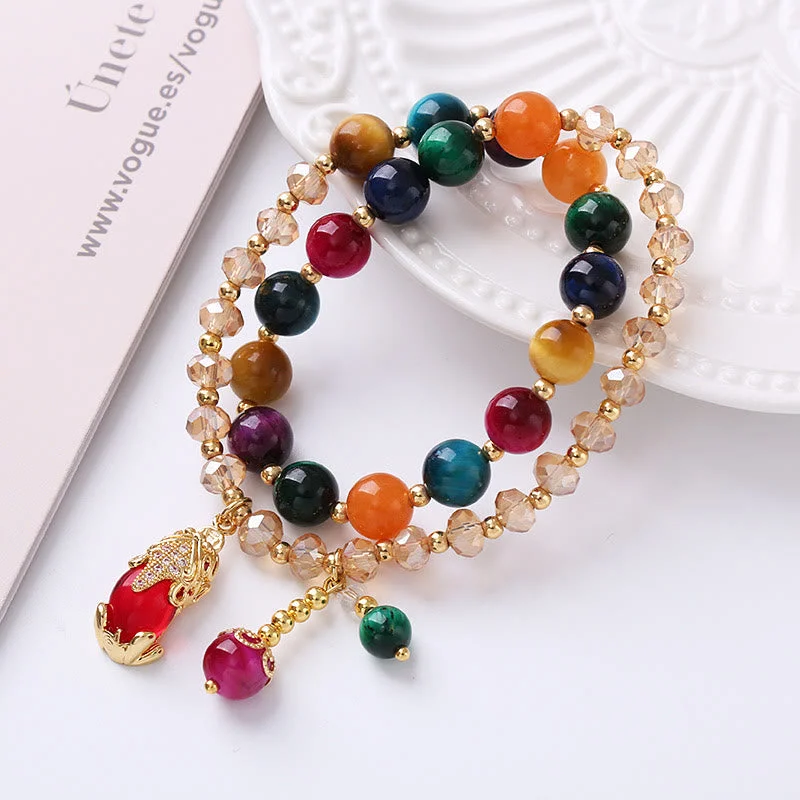 Tiger Eye PiXiu Natural Stone Wealth Bracelet