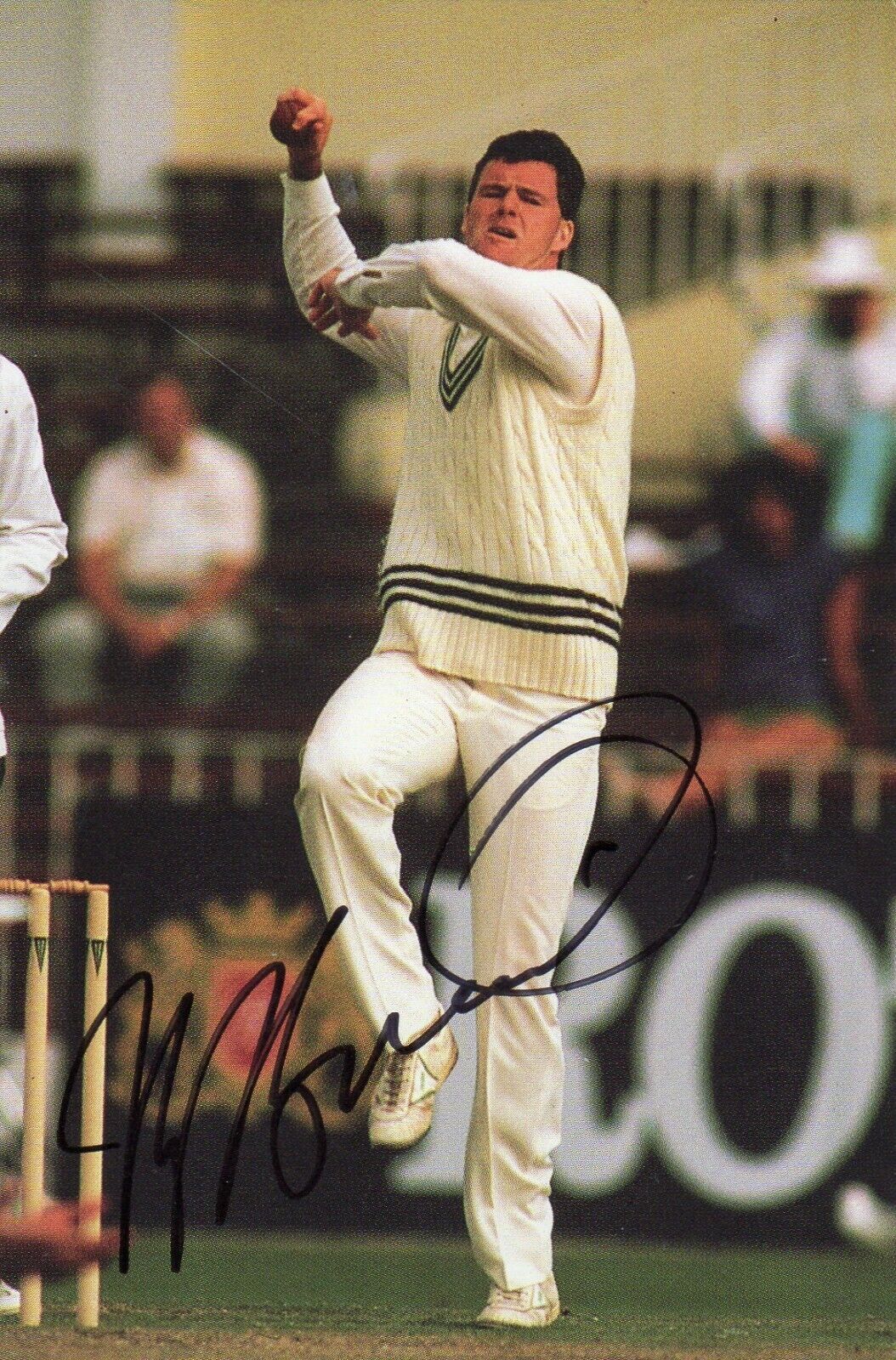 JOHN BRACEWELL AUTOGRAPH, CRICKET, SPORT