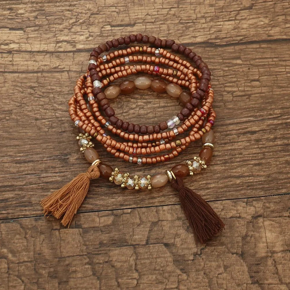 Bohemian Tassel Bracelet-inspireuse