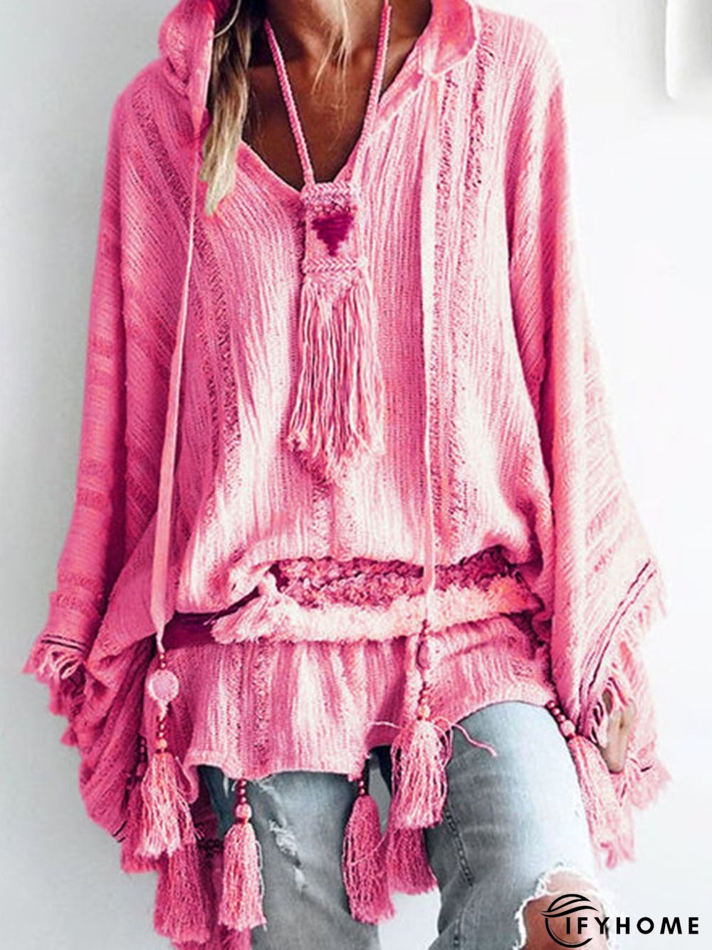 zolucky Long Sleeve Casual Cloak | IFYHOME