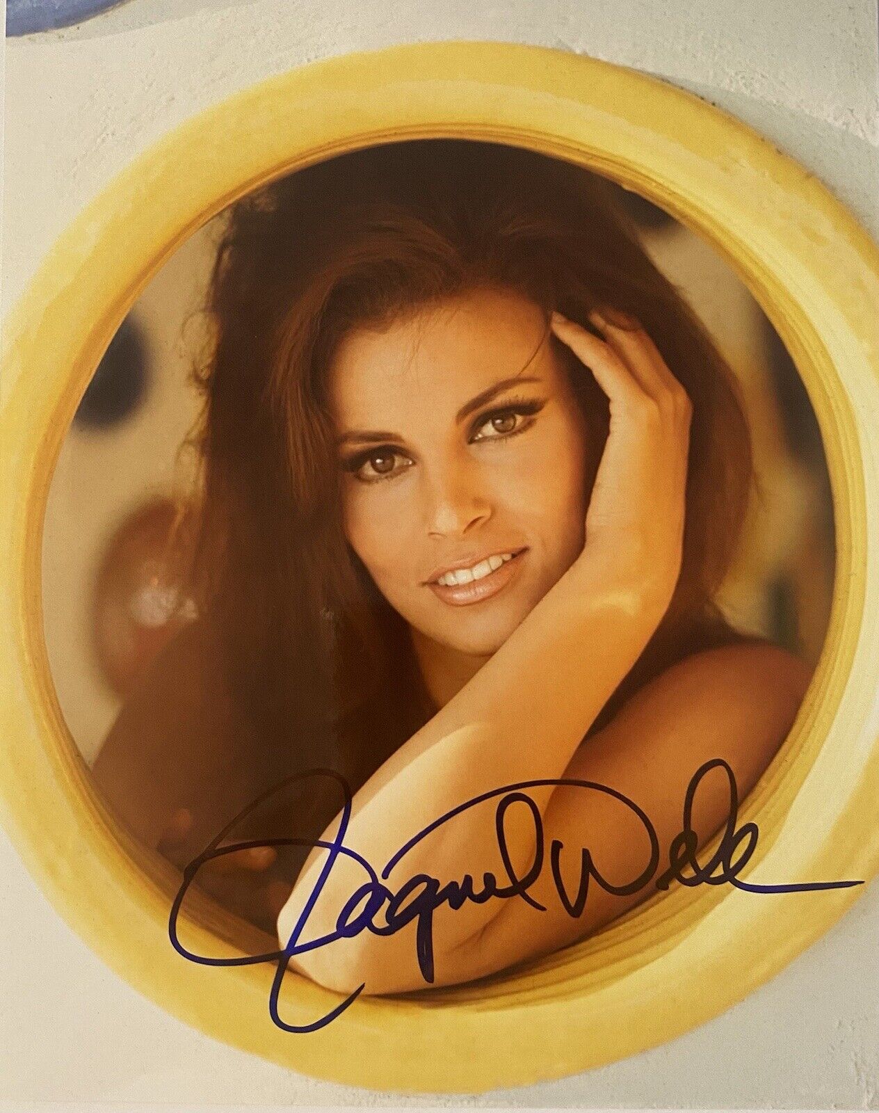 Raquel Welch Autographed Signed 8x10 Color Photo Poster painting Sexy