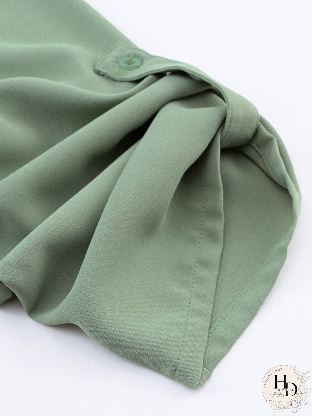 Solid Color V Neck Shirt for Women