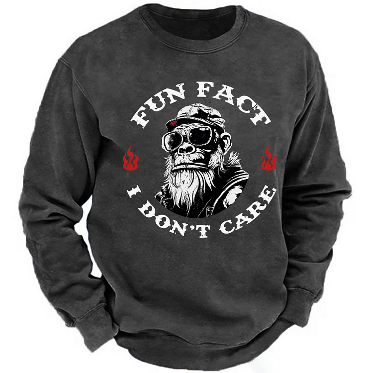 Fun Fact I Don't Care Sweatshirt-Custom Your Name