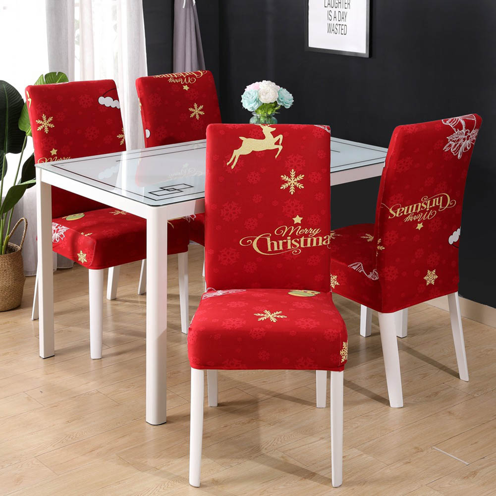 

Christmas Chair Cover Seat Xmas Cap Home Decoration, 501 Original