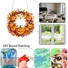 Glowing Pumpkin DIY Acrylic 5D Crystal Diamond Gem Art Hanging Ornament