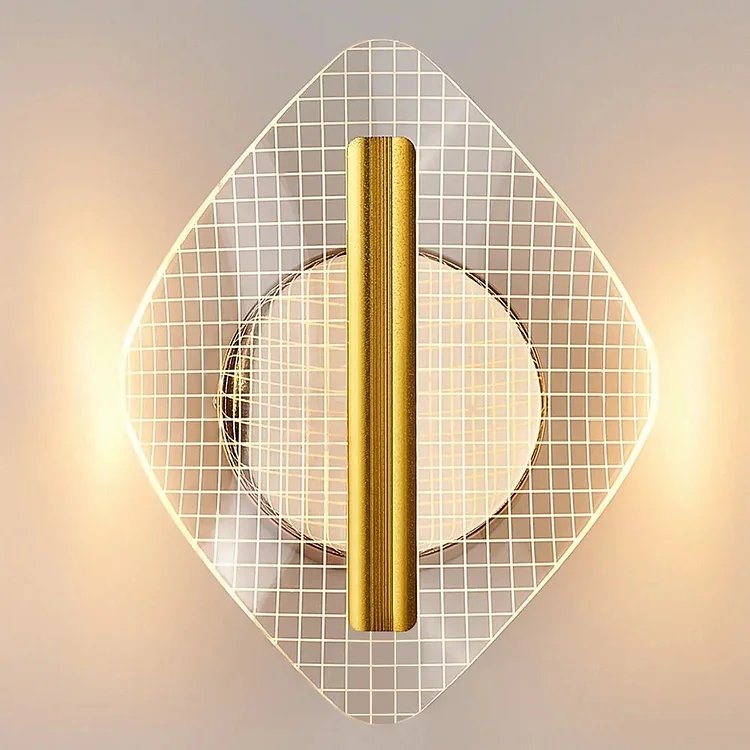 LED Wall Sconce Gold Light Fitting Bedroom Lamp Vjlight