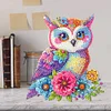 Flower Owl - 5D DIY Ornament - 15*17CM
