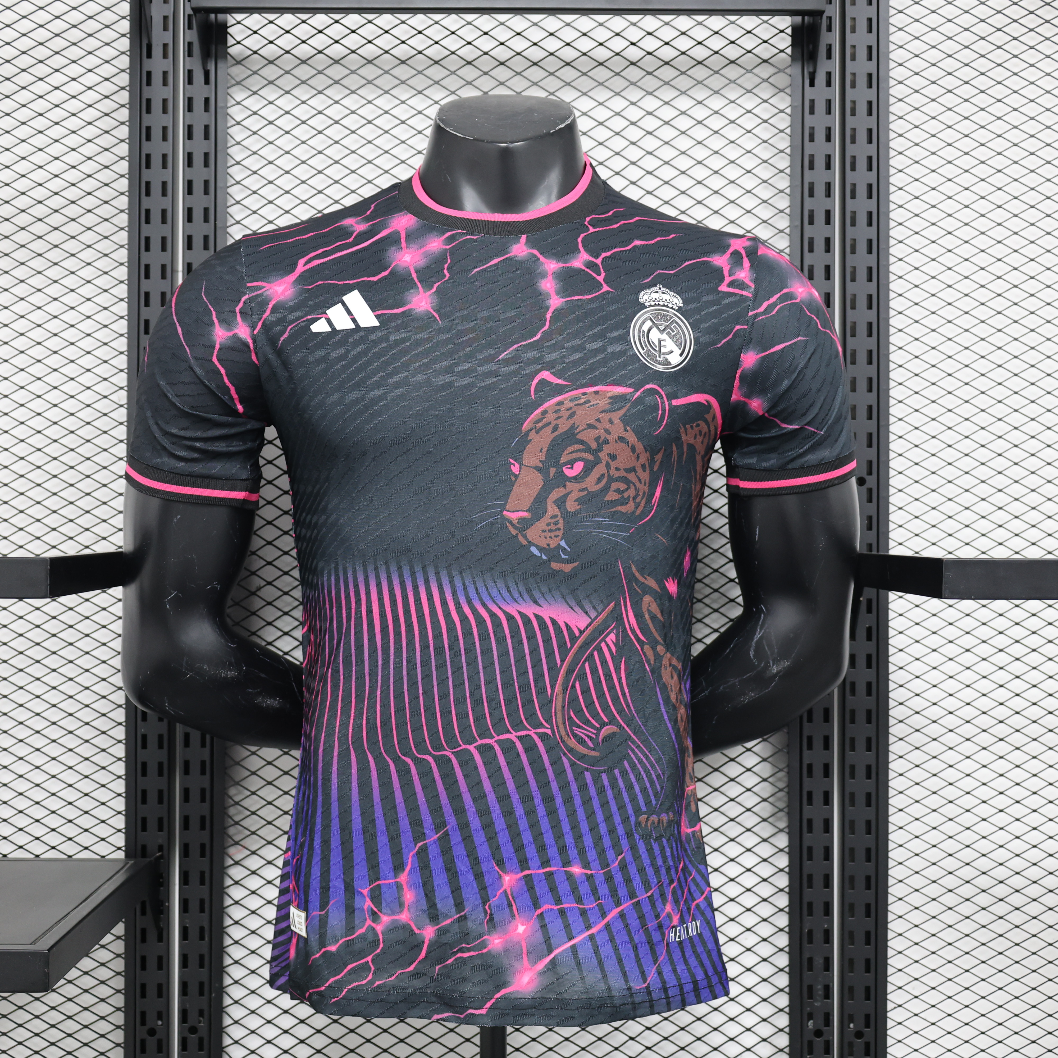 Real Madrid 24-25 Leopard Special Edition Black Jersey - Player Version