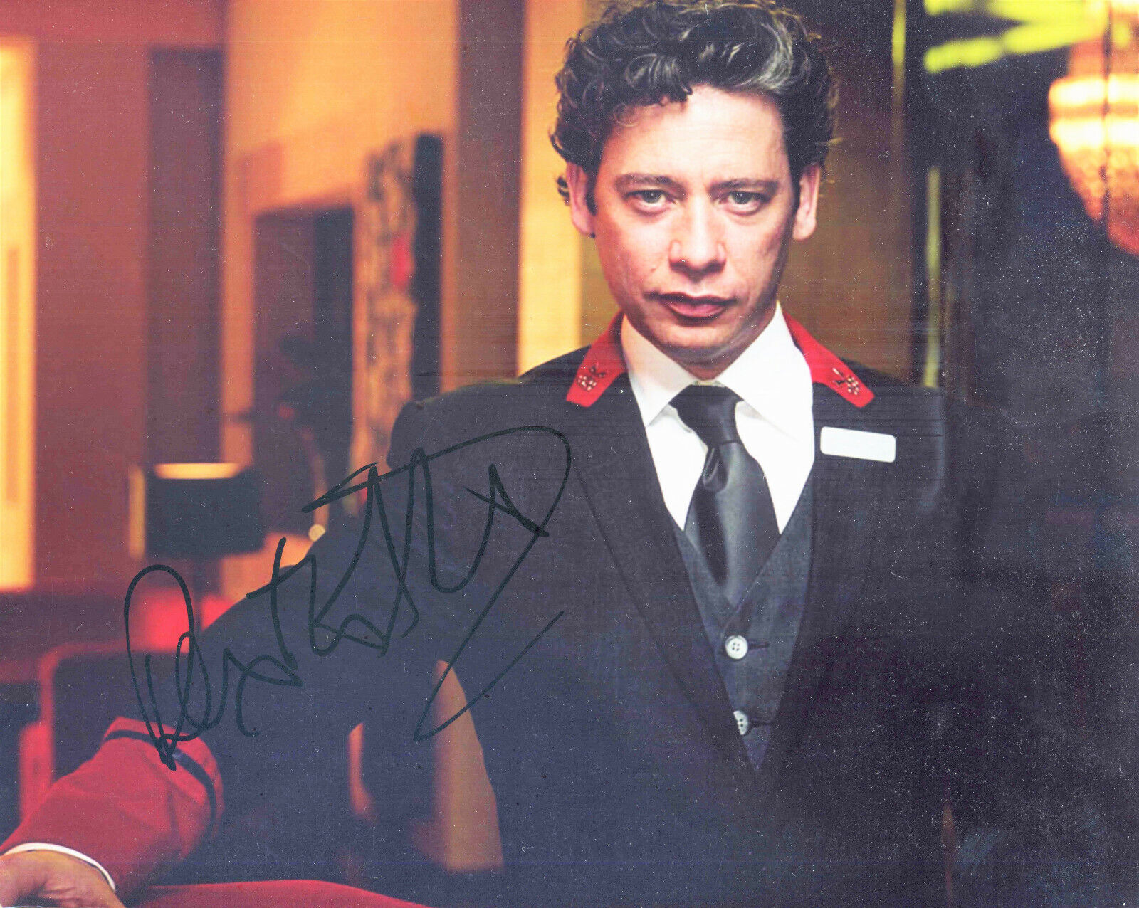 DEXTER FLETCHER Signed Photo Poster paintinggraph - Film & TV Actor / Director - preprint