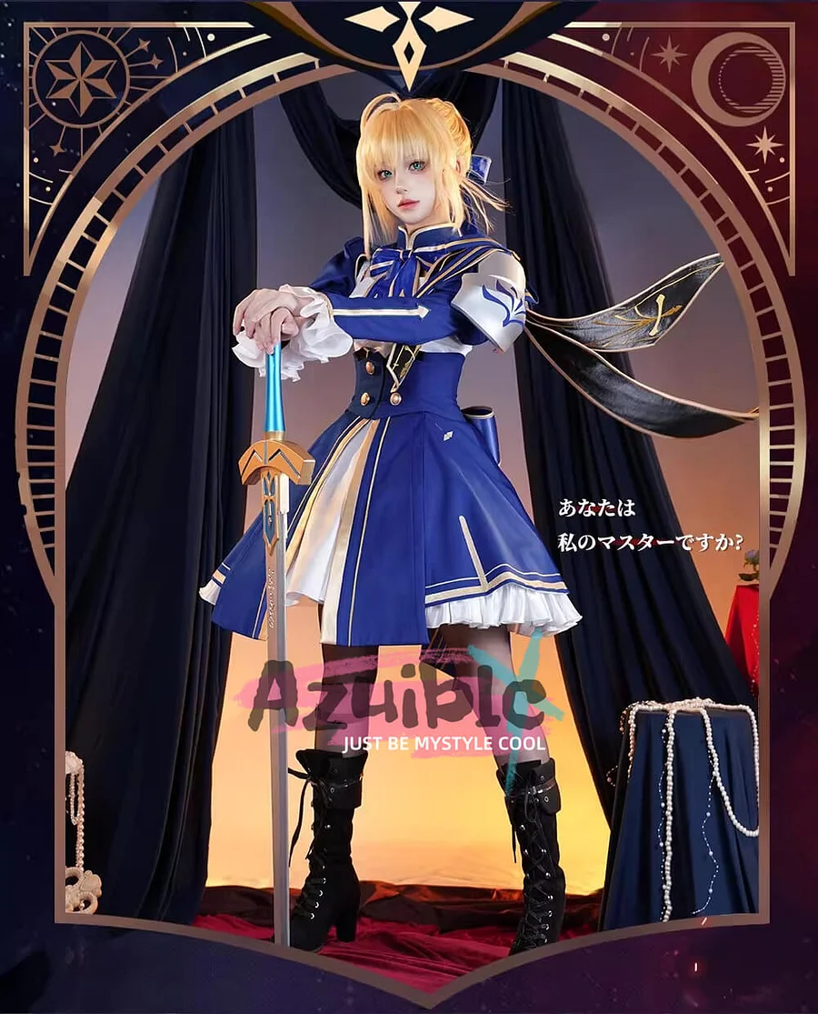 崩壊スターレイル　fate fgo セイバー アルトリア　コスプレ 衣装　スタレ Azuiblc Azuiblc 崩壊スターレイル セイバー コスプレ衣装